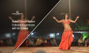 Dubai desert safari cultural experience | Cultural Desert Safari Dubai blog banner by dubai desert safari trip
