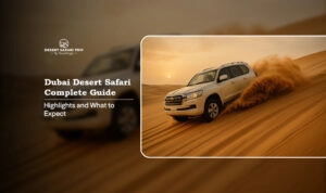 Dubai desert safari complete guide | Desert Safari Dubai Package Blog Banner by Dubai Desert Safari Trip