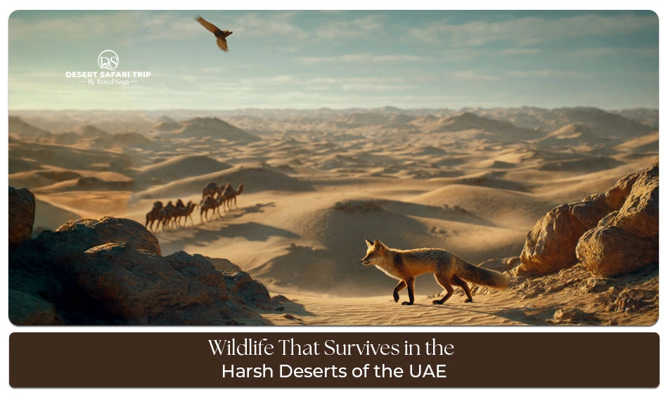 Wildlife surviving in the harsh UAE desert
