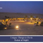 Things to do in Dubai at night Blog Banner by dubaidesertsafaritrip.com