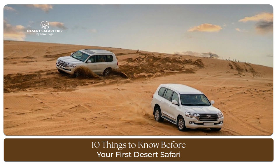 Tourists enjoying desert safari activities