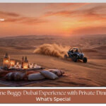 Romantic desert dinner after dune buggy ride Dubai